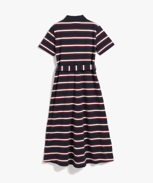 TOMMY HILFIGER(トミーヒルフィガー)の「ローブフィット&フレアポロミディショートスリーブワンピース(ワンピース・レディース・マルチ・MEDIUM/X-SMALL/SMALL)」の6枚目の写真