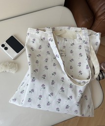 TONE SELECT GOODS | Liaa/小花柄 ストライプ トートバッグ A18777(トートバッグ)