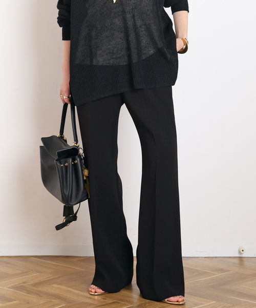 AP STUDIO（エーピーストゥディオ）の「ジョーゼットプルオンパンツ（スラックス・レディース・ブラック/オリーブ・34/36/38/40）」の16枚目の写真