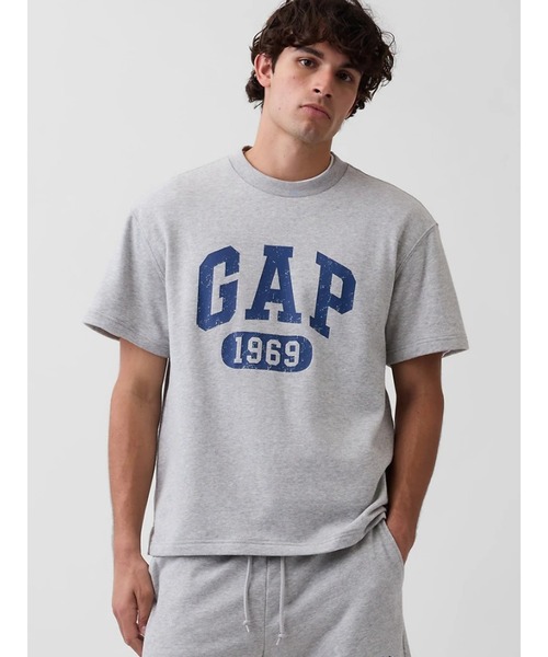 GAP(ギャップ)の「ヴィンテージソフト フレンチテリー GAPロゴ スウェットシャツ(スウェット・メンズ・ネイビー/グレー/オフホワイト・XS/S/M/L/XL)」の1枚目の写真