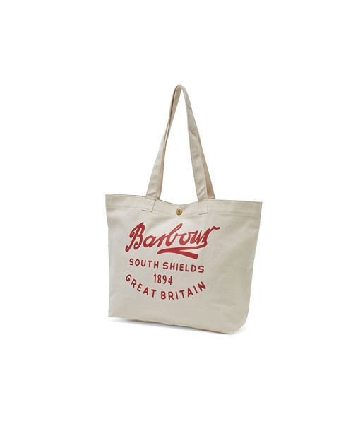 Barbour(バブアー)の「(BARBOUR)SCRIPT TOTE BAG(トートバッグ・レディース・ホワイト・ONE SIZE)」の8枚目の写真
