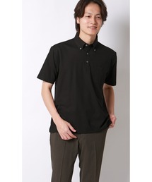 AOYAMA（アオヤマ）の「冷たいポロシャツ【ボタンダウン】【＃すごポロ】肌に触れるとヒンヤリ感じる心地よい涼感（ポロシャツ）」