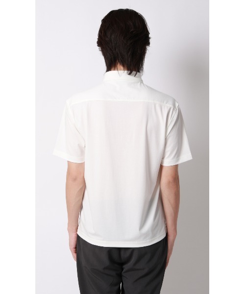 AOYAMA(アオヤマ)の「冷たいポロシャツ【ボタンダウン】【#すごポロ】肌に触れるとヒンヤリ感じる心地よい涼感(ポロシャツ・メンズ・サックスブルー/ネイビー/ブラウン/ホワイト/ブラック/グレー・S/M/L/LL)」の9枚目の写真