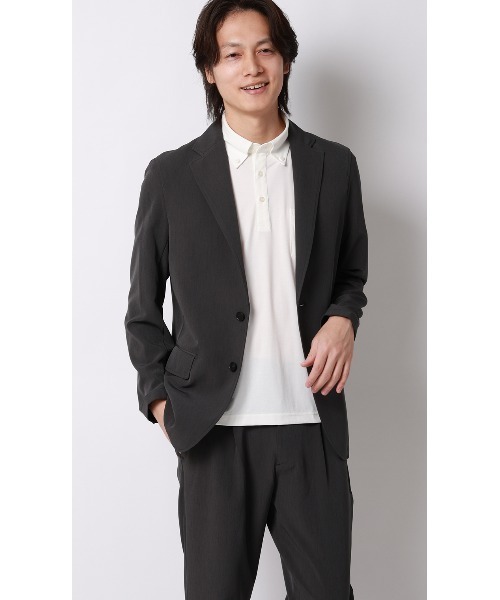 AOYAMA(アオヤマ)の「冷たいポロシャツ【ボタンダウン】【#すごポロ】肌に触れるとヒンヤリ感じる心地よい涼感(ポロシャツ・メンズ・サックスブルー/ネイビー/ブラウン/ホワイト/ブラック/グレー・S/M/L/LL)」の14枚目の写真