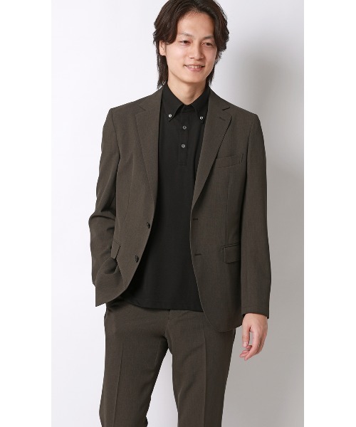 AOYAMA(アオヤマ)の「冷たいポロシャツ【ボタンダウン】【#すごポロ】肌に触れるとヒンヤリ感じる心地よい涼感(ポロシャツ・メンズ・サックスブルー/ネイビー/ブラウン/ホワイト/ブラック/グレー・S/M/L/LL)」の22枚目の写真
