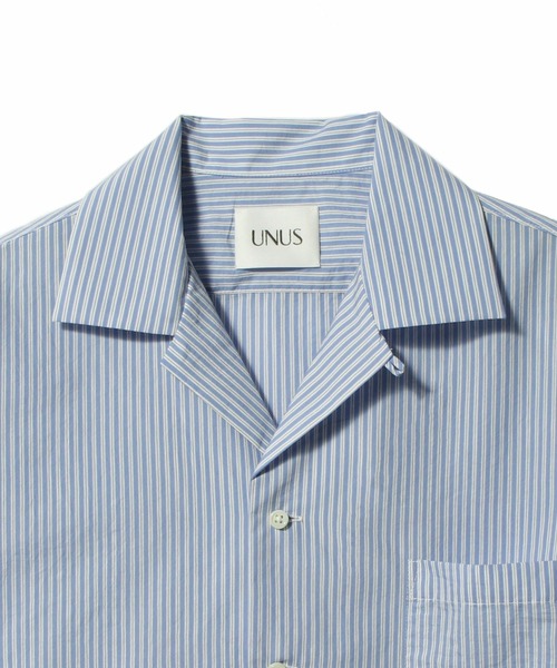 UNUS(ユナス)の「UNUS / ストライプシャツ(シャツ/ブラウス・レディース・ブルー系その他・38/36)」の3枚目の写真