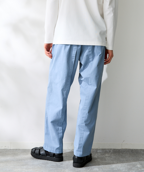 B.C STOCK（ベーセーストック）の「Twill tuck PT（その他パンツ・メンズ・ホワイト/エメラルドブルー/チャコールグレー・FREE）」の15枚目の写真