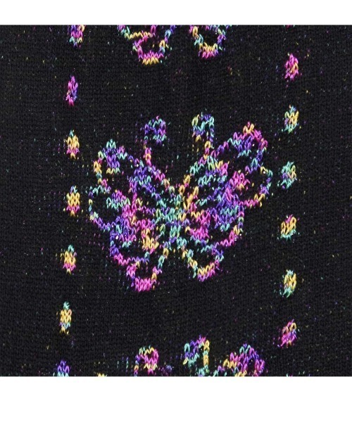 ANNA SUI(アナスイ)の「バタフライソックス(ソックス/靴下・レディース・バイオレット/ブラック/グリーン/ライトグレー・23-24cm)」の5枚目の写真