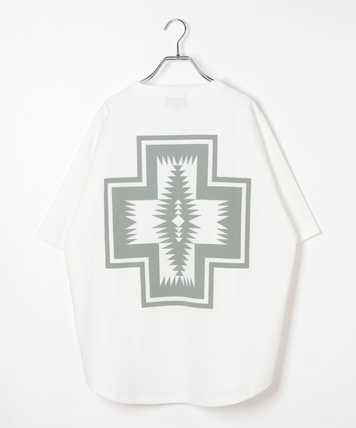 PENDLETON(ペンドルトン)の「【PENDLETON(ペンドルトン)】別注SOLOTEXバックプリントTシャツ26SS(Tシャツ/カットソー・メンズ・グレー/ホワイト/チャコール/アイボリー/ホワイト系1・LARGE/MEDIUM)」の2枚目の写真