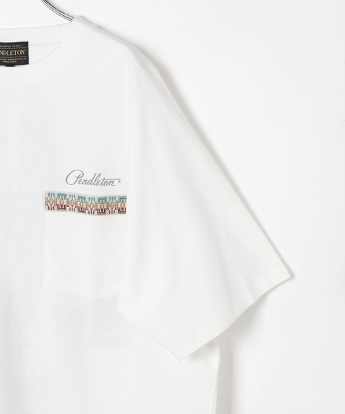 PENDLETON(ペンドルトン)の「【PENDLETON(ペンドルトン)】別注SOLOTEXバックプリントTシャツ26SS(Tシャツ/カットソー・メンズ・グレー/ホワイト/チャコール/アイボリー/ホワイト系1・LARGE/MEDIUM)」の7枚目の写真