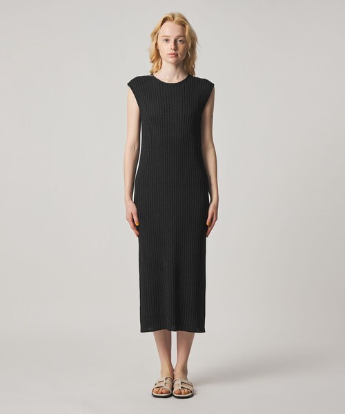 Steven Alan（スティーブンアラン）の「＜Steven Alan＞リブ ノースリーブ ワンピース（ワンピース・レディース・ダークブラウン/ブラック・FREE）」の7枚目の写真