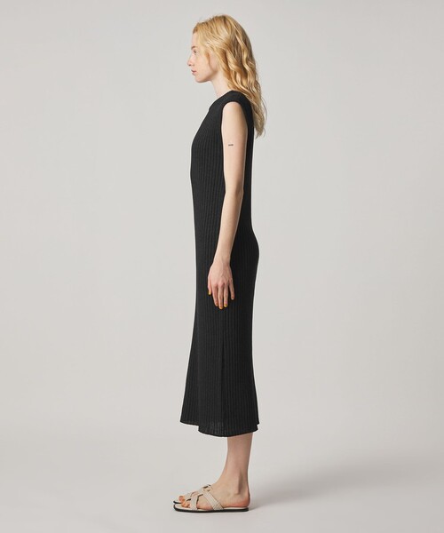 Steven Alan（スティーブンアラン）の「＜Steven Alan＞リブ ノースリーブ ワンピース（ワンピース・レディース・ダークブラウン/ブラック・FREE）」の8枚目の写真