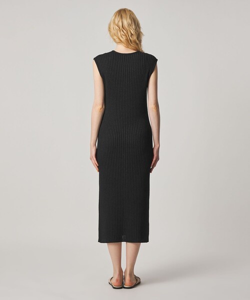 Steven Alan（スティーブンアラン）の「＜Steven Alan＞リブ ノースリーブ ワンピース（ワンピース・レディース・ダークブラウン/ブラック・FREE）」の9枚目の写真