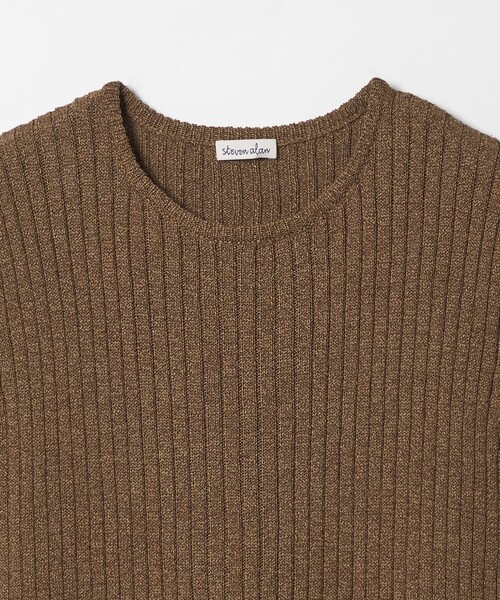 Steven Alan（スティーブンアラン）の「＜Steven Alan＞リブ ノースリーブ ワンピース（ワンピース・レディース・ダークブラウン/ブラック・FREE）」の12枚目の写真