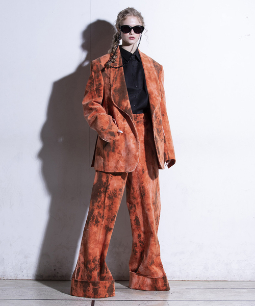 GREEDILOUS(グリディアス)の「オレンジコーデュロイジャケット(テーラードジャケット・レディース・その他・S/M/L/XS)」の6枚目の写真
