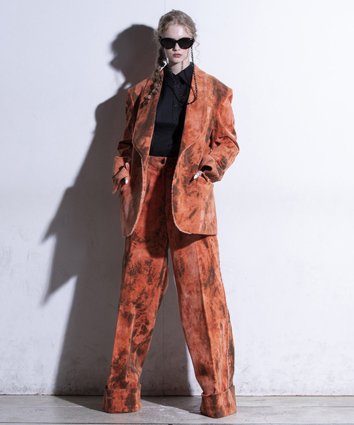 GREEDILOUS(グリディアス)の「オレンジコーデュロイジャケット(テーラードジャケット・レディース・その他・S/M/L/XS)」の7枚目の写真