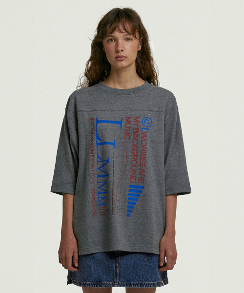 TEKET(テケット)の「Volume 0 L/S Tee Melange Gray(Tシャツ/カットソー・レディース・その他・SMALL/MEDIUM/LARGE)」の1枚目の写真