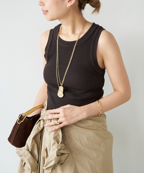 美品 シチズンズ・オブ・ヒューマニティ　ISABEL RIB タンクトップ Isabel Rib Tank in Mineral Navy – Citizens of Humanity
