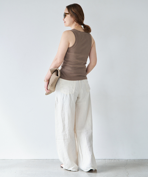 Citizens of humanity（シチズンズオブヒューマニティー）の「【CITIZENS of HUMANITY/シチズンズ・オブ・ヒューマニティ】isabel rib tank（Tシャツ/カットソー・レディース・モカ/ブラウン・FREE）」の21枚目の写真