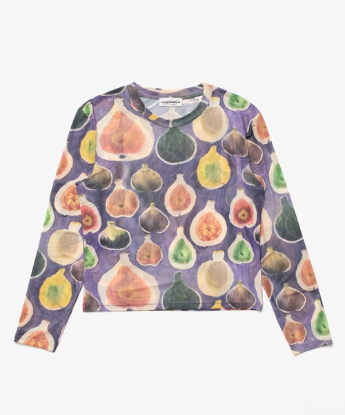 Carne Bollente(カルネボレンテ)の「Carne Bollente / カルネボレンテ The Fig Dig(Tシャツ/カットソー・レディース・パープル・X-SMALL)」の13枚目の写真