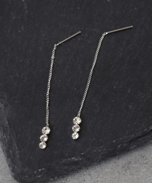 キラリ3連アメリカンピアス