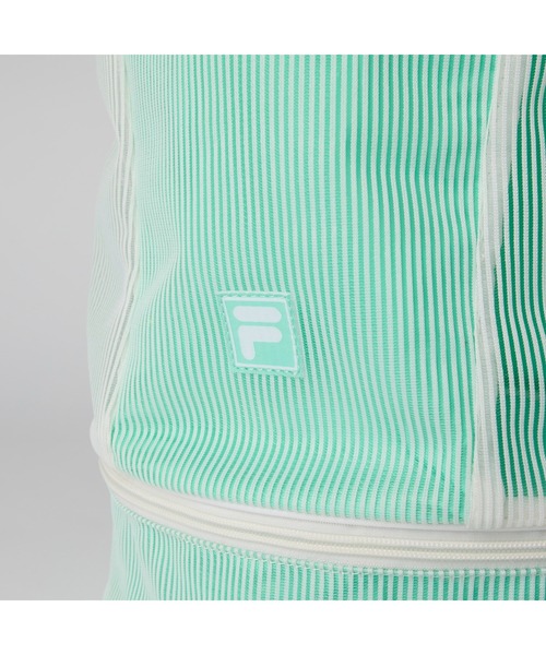 FILA(フィラ)の「FILA フィラ ボンサック ナップサック 二重底 メッシュ 切替 ロゴ(バックパック/リュック・キッズ・イエロー/サックスブルー/ホワイト/ピンク・FREE)」の9枚目の写真