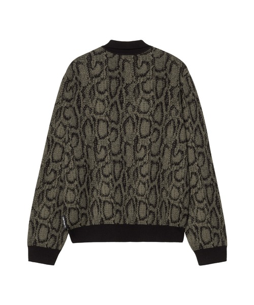 Carhartt WIP(カーハートダブリューアイピー)の「L/S Snake Polo(ポロシャツ・メンズ・ブルー系その他/カーキ・SMALL/MEDIUM/LARGE)」の3枚目の写真