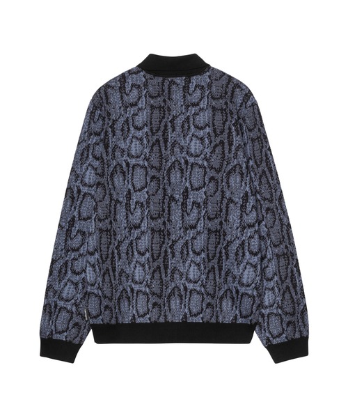 Carhartt WIP(カーハートダブリューアイピー)の「L/S Snake Polo(ポロシャツ・メンズ・ブルー系その他/カーキ・SMALL/MEDIUM/LARGE)」の4枚目の写真