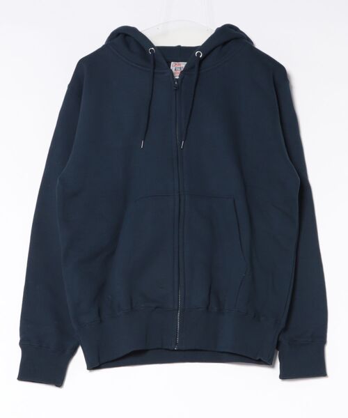 TONE SELECT WEAR（トーンセレクトウェア）の「CROSS&STITCH(クロスアンドステッチ) 10oz レギュラーウェイト スウェットフルジップパーカー メンズ (SZ2251)（パーカー・メンズ・グレー/レッド/ホワイト/ネイビー/ブラック/アイボリー・X-LARGE/MEDIUM/LARGE/SMALL）」の5枚目の写真