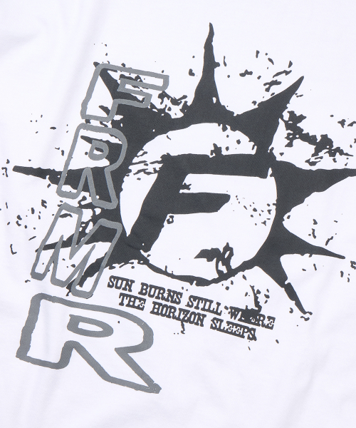 FREEMARIO（フリーマリオ）の「FRMR ペインテッドTシャツ [ホワイト]（Tシャツ/カットソー・レディース・ホワイト・SMALL/MEDIUM）」の4枚目の写真