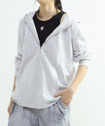 PATCHWORK LOGO ZIP HOODIE