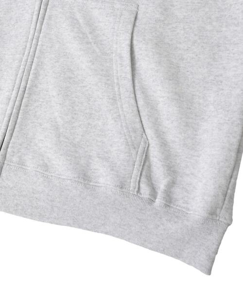 CONVERSE TOKYO(コンバーストウキョウ)の「PATCHWORK LOGO ZIP HOODIE(パーカー・レディース・ネイビー/ライトグレー/ブラック・SMALL/MEDIUM)」の14枚目の写真