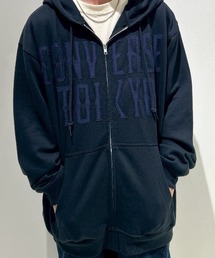BACK SPINDLE LOGO ZIP HOODIE（パーカー）｜CONVERSE TOKYO
