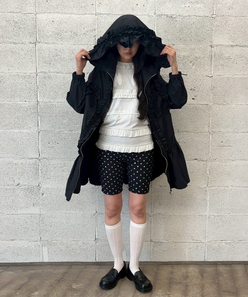 CONZ（コンズ）の「【naokitomizuka(ナオキトミヅカ)】Polka dot print cycling shorts（その他パンツ・レディース・ブラック・FREE）」の9枚目の写真