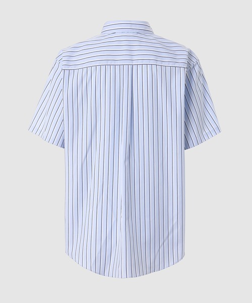 DIGAWEL(ディガウェル)の「Buttondown S/S shirt(シャツ/ブラウス・メンズ・ブルー/ベージュ・2)」の3枚目の写真