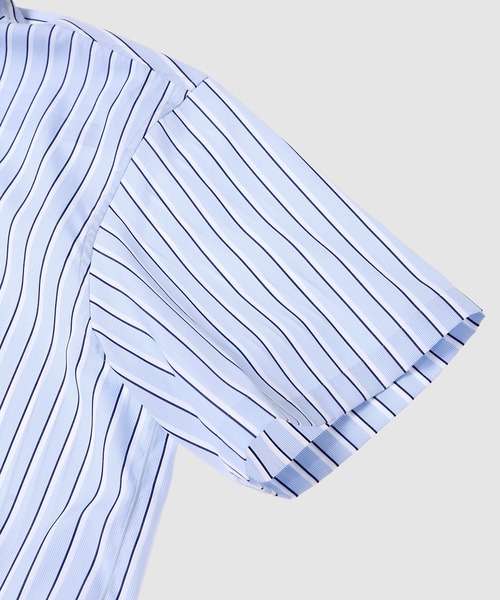 DIGAWEL(ディガウェル)の「Buttondown S/S shirt(シャツ/ブラウス・メンズ・ブルー/ベージュ・2)」の6枚目の写真