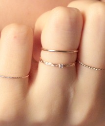【BILAN】Zirconia Twist Ring/ジルコニアツイストリング