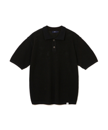 YALE（イェール）の「[COOL] OVERSIZED COTTON MESH PK KNIT BLACK（Tシャツ/カットソー）」