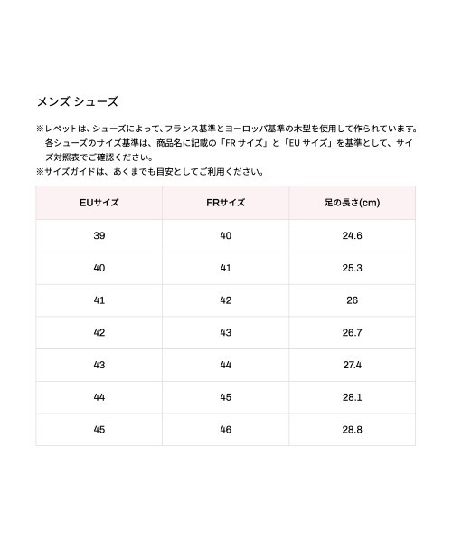 Repetto(レペット)の「Zizi オックスフォードシューズ - メンズ - EUサイズ / V388V(ドレスシューズ・メンズ・ブラック・40/41/42/43/44/45)」の5枚目の写真