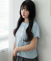 WEGO/【26春夏新作】リボンアップリケT