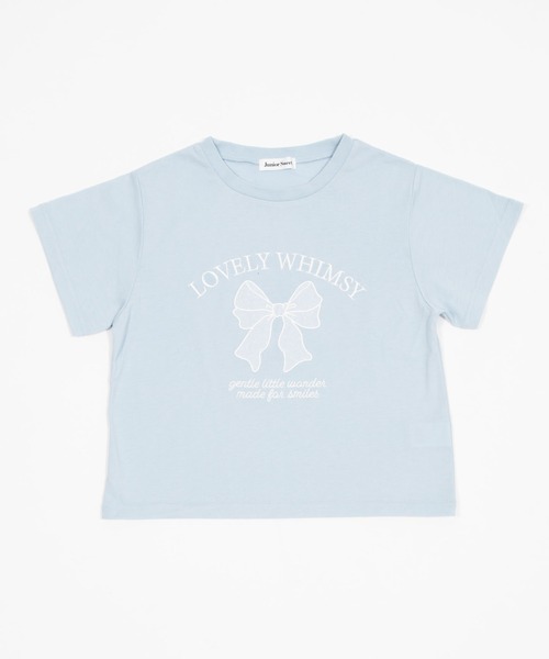 WEGO(ウィゴー)の「WEGO/【26春夏新作】リボンアップリケT(Tシャツ/カットソー・レディース・サックスブルー/ホワイト・FREE)」の12枚目の写真