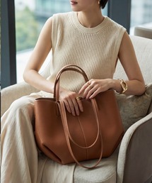 STYLE DELI（スタイルデリ）の「【DELI by】ニュアンスフォルムレザートート（トートバッグ）」