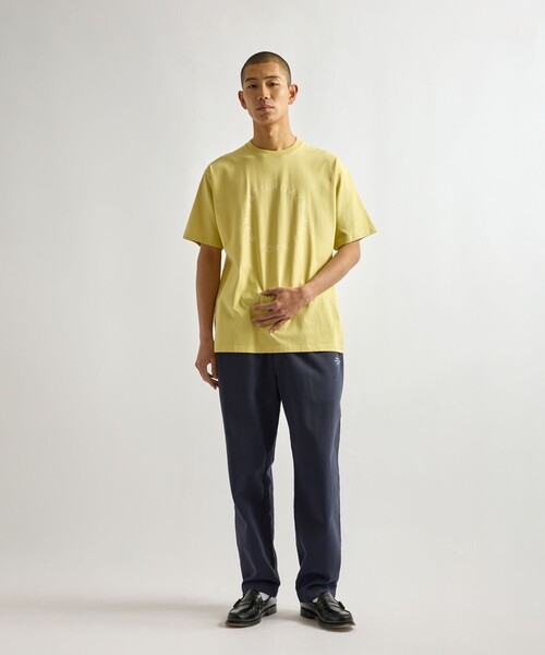 Saturdays NYC（サタデーズ ニューヨークシティ ）の「Circular Saturdays Logo T-Shirt（Tシャツ/カットソー・メンズ・ホワイト/ブラック/ダークブラウン/イエロー・S/M/XL/L）」の5枚目の写真
