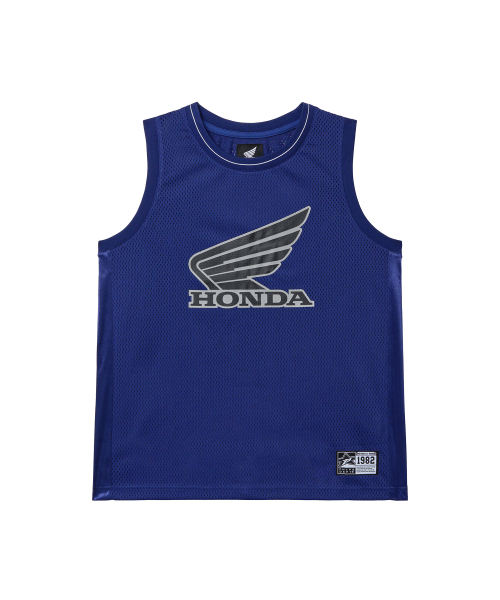 PHYPS MOTORCYCLE(フィップスモーターサイクル)の「Mesh 3M Logo Wing Sleeveless Navy(Tシャツ/カットソー・レディース・その他・X-LARGE/LARGE/MEDIUM)」の2枚目の写真