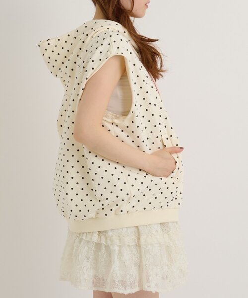 w closet（ダブルクローゼット）の「ノースリパッチワークパーカー（パーカー・レディース・オフホワイト/アイボリー/ネイビー/ピンク・FREE）」の20枚目の写真