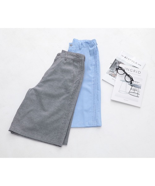 MDR(エムディアール)の「サイドプリーツオックスハーフパンツ【セットアップ対応】(その他パンツ・メンズ・ブルー/ブラック・L/M)」の18枚目の写真