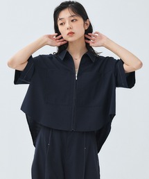 パブリックトウキョウ　半袖　シャツ　02　切り替え PUBLIC TOKYO｜パブリック トウキョウのトップス（半袖）通販 - ZOZOTOWN