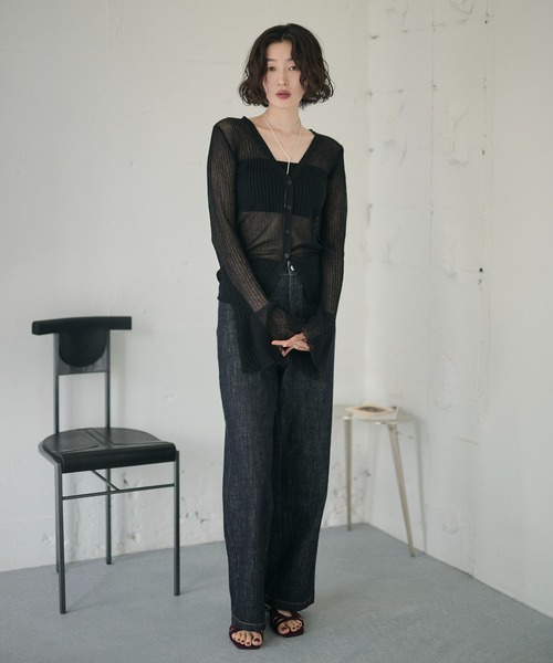 LAULEN(ローレン)の「back shirring cup In bandeau /バックシャーリングカップインベアトップ(チューブトップ・レディース・アイボリー/ブラック・FREE)」の13枚目の写真