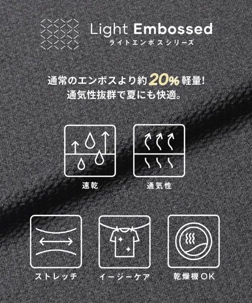 coca(coca)(コカ)の「\SNSで話題!!/ライトエンボスワイドトップス(Tシャツ/カットソー・レディース・グレー/ブラック・L/M)」の3枚目の写真