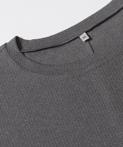 coca(coca)(コカ)の「\SNSで話題!!/ライトエンボスワイドトップス(Tシャツ/カットソー・レディース・グレー/ブラック・L/M)」の17枚目の写真